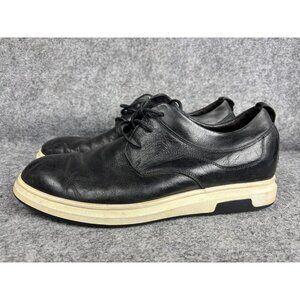 Calto Dress Shoes Mens Size 11 Black Leather Oxford Casual Comfort Elevator